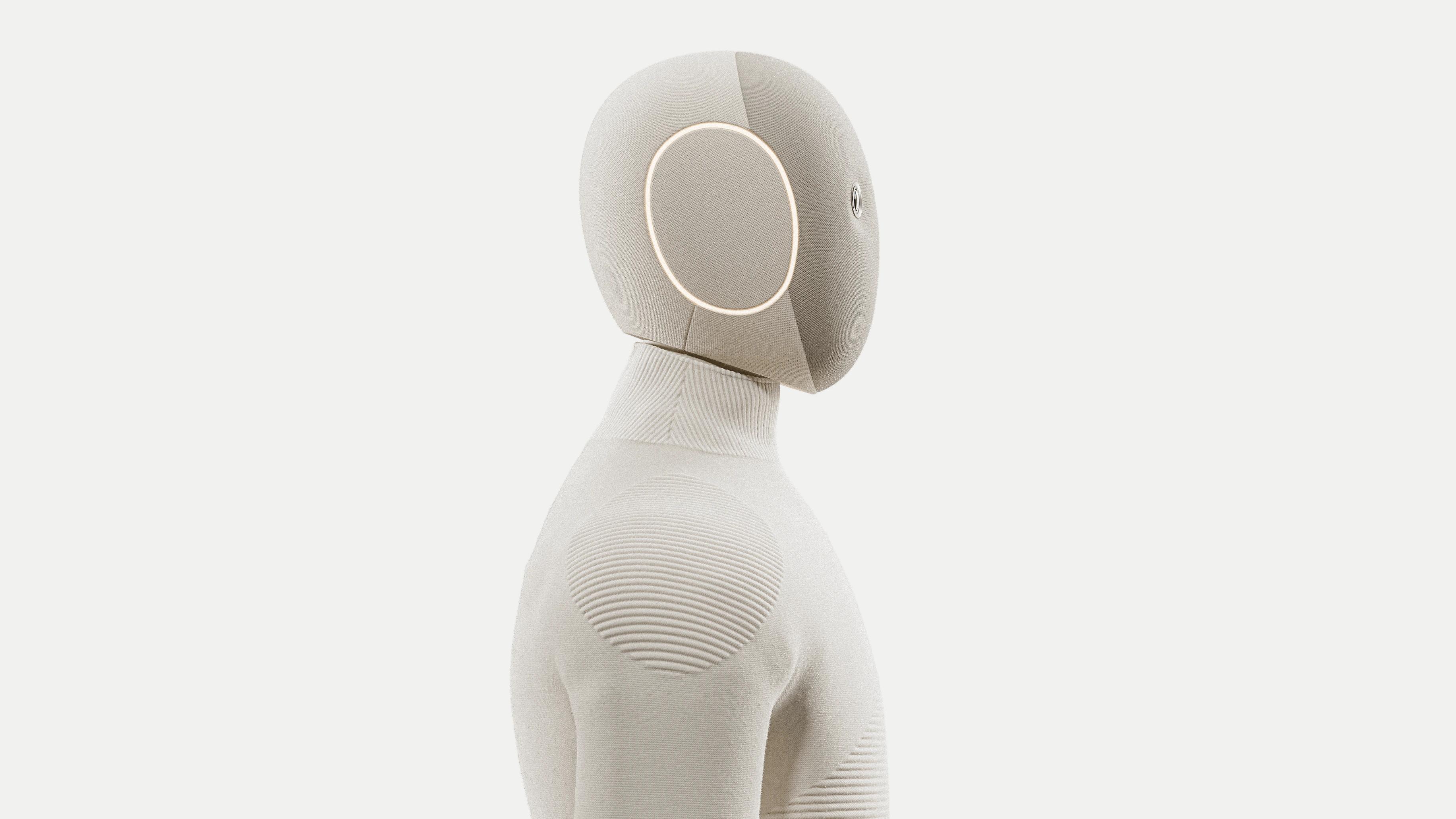 1X NEO household humanoid robot, product photograph